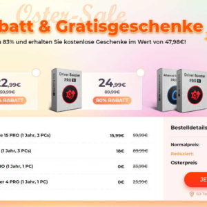 iObit: 4 Tools für 33,99€ statt 197,96€ pro Jahr