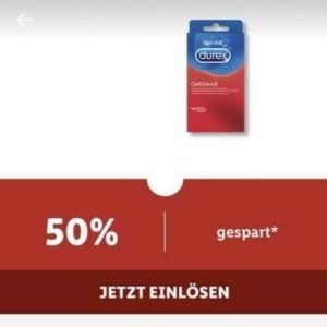 10x Durex Kondome "Gefühlvoll" für 2,97€ (statt 6€) - Lidl Plus App / nur Filiale