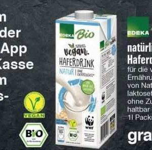 Edeka Südbayern: Edeka Bio Haferdrink gratis 10. - 15.11.22 ab 5€