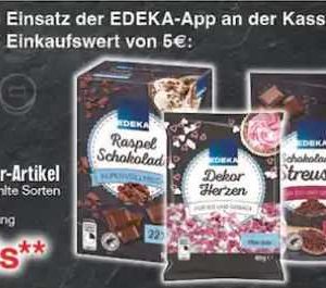 Edeka Südbayern: Edeka Back-Dekor gratis ab 5 € Einkauf