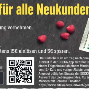 Edeka-APP Gutscheinaktionen – 8.5.-3.6.2023