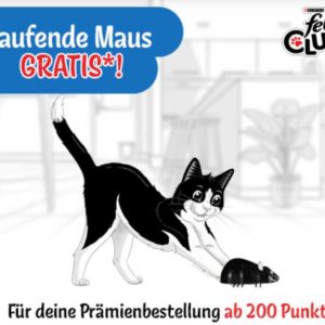 Felix Club: Laufende Maus gratis bei einer Bestellung ab 200 Punkten