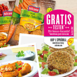 Hilcona Veggie-Produkte gratis testen