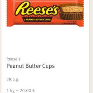 Reese's Peanut Butter Cups für 0,71€ (statt 0,99€) bei Rossmann *ab Montag*
