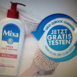 Mixa Körperpflegeprodukt gratis testen