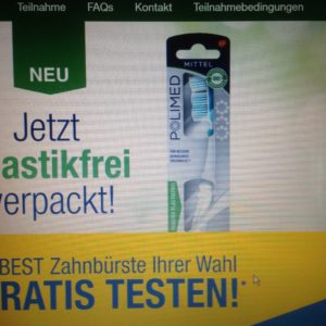 Zahnpflege Dr. Best Zahnbürste gratis testen