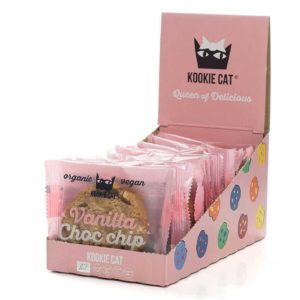 Amazon: 12er Packung Kookie Cat Vanilla Schokochip Kekse für 9,29€ (statt 17,40€)