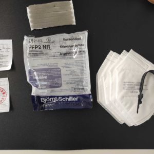 500 FFP2 Masken von Björn & Schiller für 44,95€ ~ 9 Ct/Stück