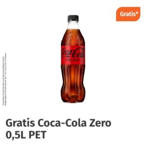 Müller-App: gratis 0,5l Flasche Coca Cola Zero