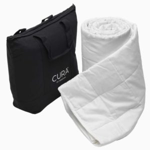 CURA of Sweden Gewichtsdecke (3-13kg) mit gratis Tagesdecke (6kg) für nur 38,35€ (statt 148€)