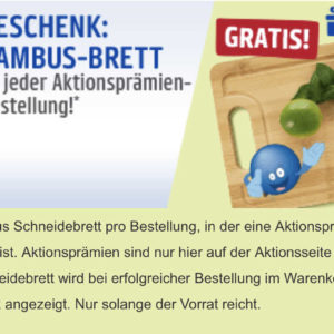 [Payback] Bambus-Brett Geschenk bei Aktionsprämien-Bestellung