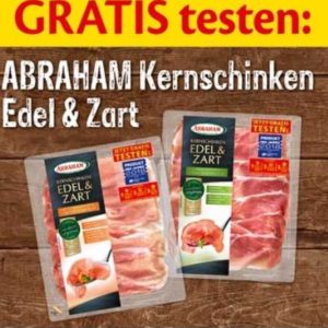 GRATIS testen: Abraham Kernschinken, zwei Sorten möglich