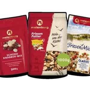 Meienburg Knabber-Knaller! - 2kg Nüsse, Müsli und Schoko-Nuss-Mix für 14,99 Euro (~28% Rabatt)