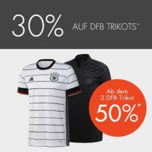 *30% / 50%* auf DFB-Trikos &#043; *50%* auf Uhren, *15%* auf Playmobil &#043; *15%* auf Uhren und Schmuck bei GALERIA