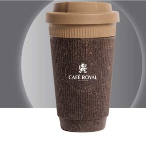 GRATIS recycling Kaffeebecher zum Kauf von Kaffeebohnen