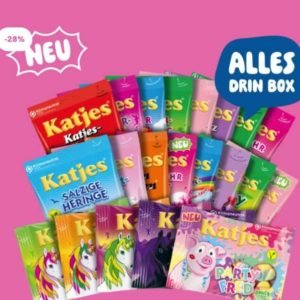 Katjes Alles Drin Box: 21x Fruchtgummi & Lakritz (veggie) ab 12,75€