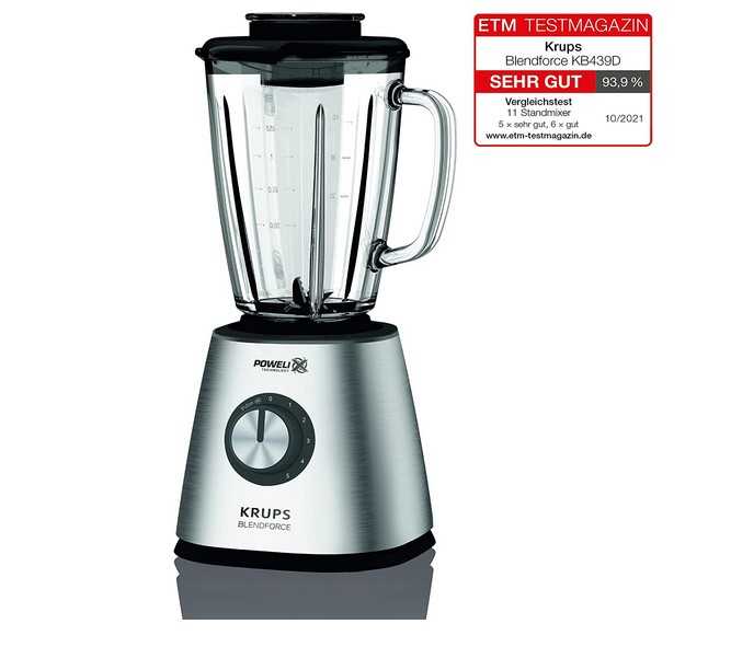 Krups Blendforce+ KB439D Standmixer 60,39€ statt 68,60€ 800 Watt