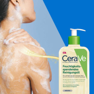 10.000 Gratisproben von CeraVe Feuchtigkeitsspendende Reinigungsöl