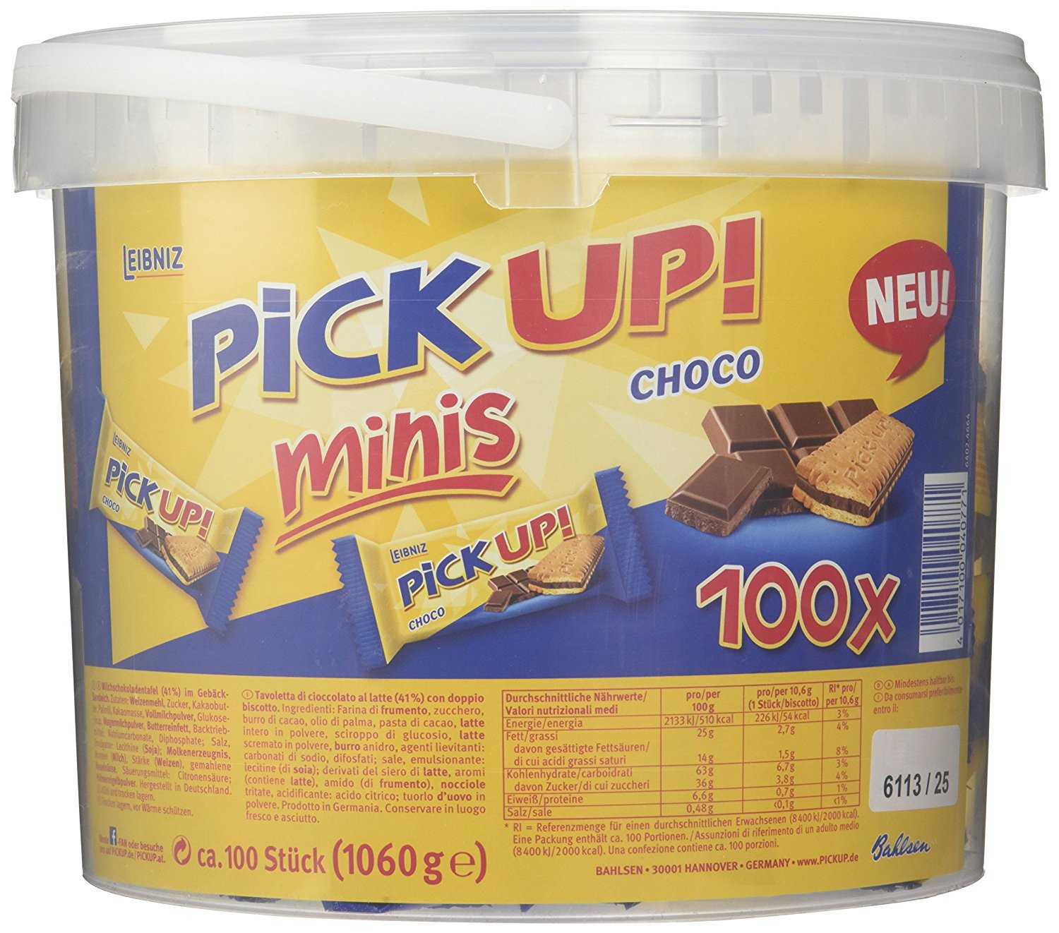 Amazon Bietet Leibniz Pick Up Minis Choco Vorteilsbox Nur 10 99 Statt 18 48