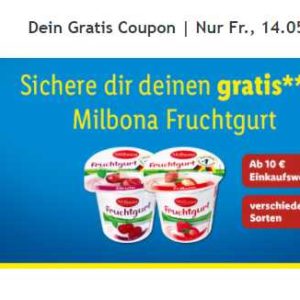 Lidl Plus App Gratis Milbona Fruchtgurt