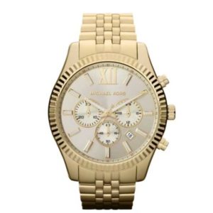 Michael Kors Lexington MK8281 Gold Herren Armbanduhr für 89,90€ (statt 125€)