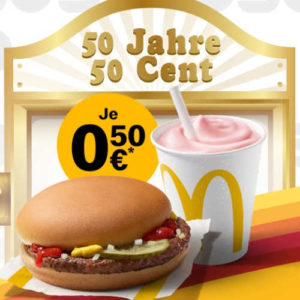 McDonald's Snacks für 0,50€