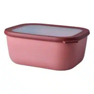 Mepal - Multi Bowl Cirqula Rectangular - Vorratsdose mit Deckel - 3000 ml - Farbe Vivid mauve