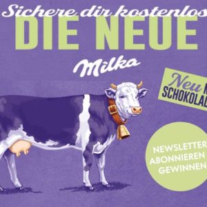 Milka Newsletter abonnieren und 1 von 1.000 neuen Milka Schokoladen gewinnen (Produkttester Gewinnspiel bis 19.06.2022)