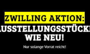 DealClub: Zwilling Aktion: Ausstellungsstücke wie neu !