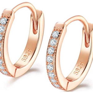 Amazon Prime: Shuxin Creolen Silber Damen Ohrringe, 925 Sterling Silber Creolen mit AAA Zirkonia für statt €20,99 für nur €16,79