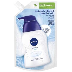 NIVEA Creme Soft Pflegeseife - Nachfüllbeutel (500 ml)
