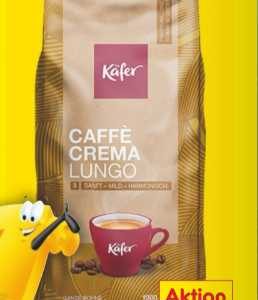Netto: Käfer Caffé Crema Lungo - 7,99/kg - mit Rabattcoupon nochmal 20%