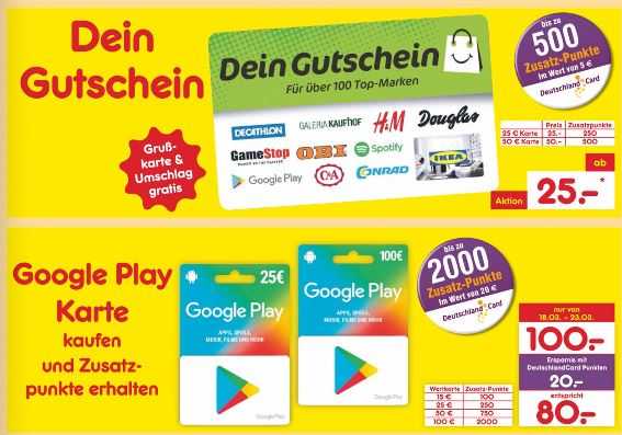 Nettiscount 10 Durch Deutschlandcardpunkte Z B Auf Zalando H M Mediamarkt Saturn Guthaben Durch Deingutschein Und Bis Zu Extra Deutschlandcard Punkte Beim Kauf Von Play Store Guthaben