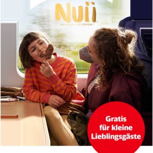 GRATIS Nuii Eis bei der Deutschen Bahn für mitreisenden Kinder bis einschließlich 14 Jahre im ICE Bordrestaurant/-bistro