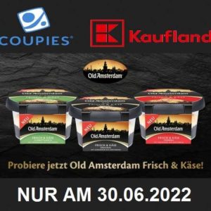 Old Amsterdam Frisch & Käse für 0,99€ bei Kaufland dank 50% Cashback von Coupies (NUR AM 30.06.22)