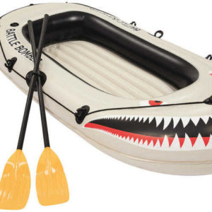 Bestway® Unisex Jugend 6&#039;2&#034; x 39&#034;/1.88m x 98cm Battle Bomber Raft Boot, weiß für 21,94 € (statt 58,90 €)