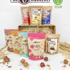 PURmacherei: Die große Probierbox (mit HaferHaps, KakaoWumms & KakaoChocs) für 12,79€ (statt 15,99€)