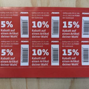 [Penny] Rabatt Coupons KW50 (13.12. - 18.12.) + KW51 (20.12 - 24.12.) lokal Düsseldorf (ggf. bundesweit)