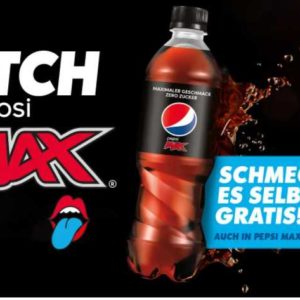 Pepsi Max 3 x Gratis Testen - über Couponplatz