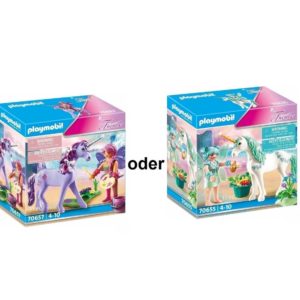 Bücher.de: 70657 Einhorn mit Schmück-Fee bzw. Playmobil 70655 Einhorn mit Fütter-Fee / jeweils für 7,99€ (statt 11,44€)