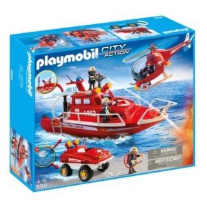 Playmobil City Action Feuerwehr Mega-Set mit Unterwassermotor (Produktnr.: 9503) für 44,98€ (statt 55,98€)