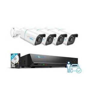 Reolink 8MP Überwachungskamera Set; intelligenter Erkennung, 30m Nachtsicht; Audio &#043; 2TB HDD Recorder. Plug&Play. RLK8-810B4-A für 468€ statt 538€
