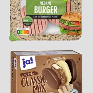 2 x Rewe Produkttest - Rewe Beste Wahl vegane Burger Patties & ja! 12x Mini Classic Mix / Bewerben bis zum 31.07.22