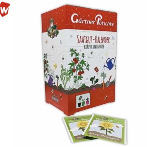Gärtnerei Pötschke Saatgut Adventskalender &#034;Kräuter & Gemüse&#034; für nur 5€ - 3 Kalender für 10€