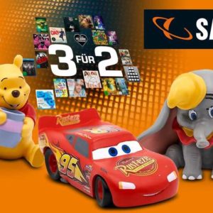 Saturn: 3 Tonies zum Preis von 2 // 3 Toniebox-Startersets inkl. Kreativ Tonie für 155,94€ (&#061; 51,98€/Stück!)
