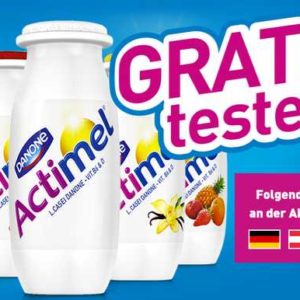Danone Actimel gratis testen