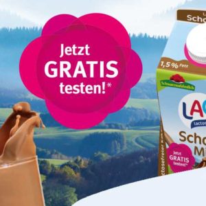 LAC lactosefreie Schokomilch gratis testen
