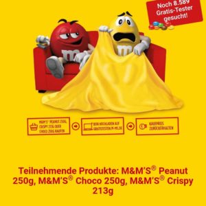 GRATIS TESTEN bei Penny: M&M'S (23.11.-13.12.2020)