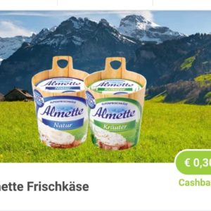 Almette Frischkäse (150g) für effektiv 0,47€ [Netto + Marktguru]