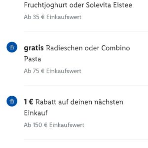 Gratis Artikel in der Lidl Plus App im Mai